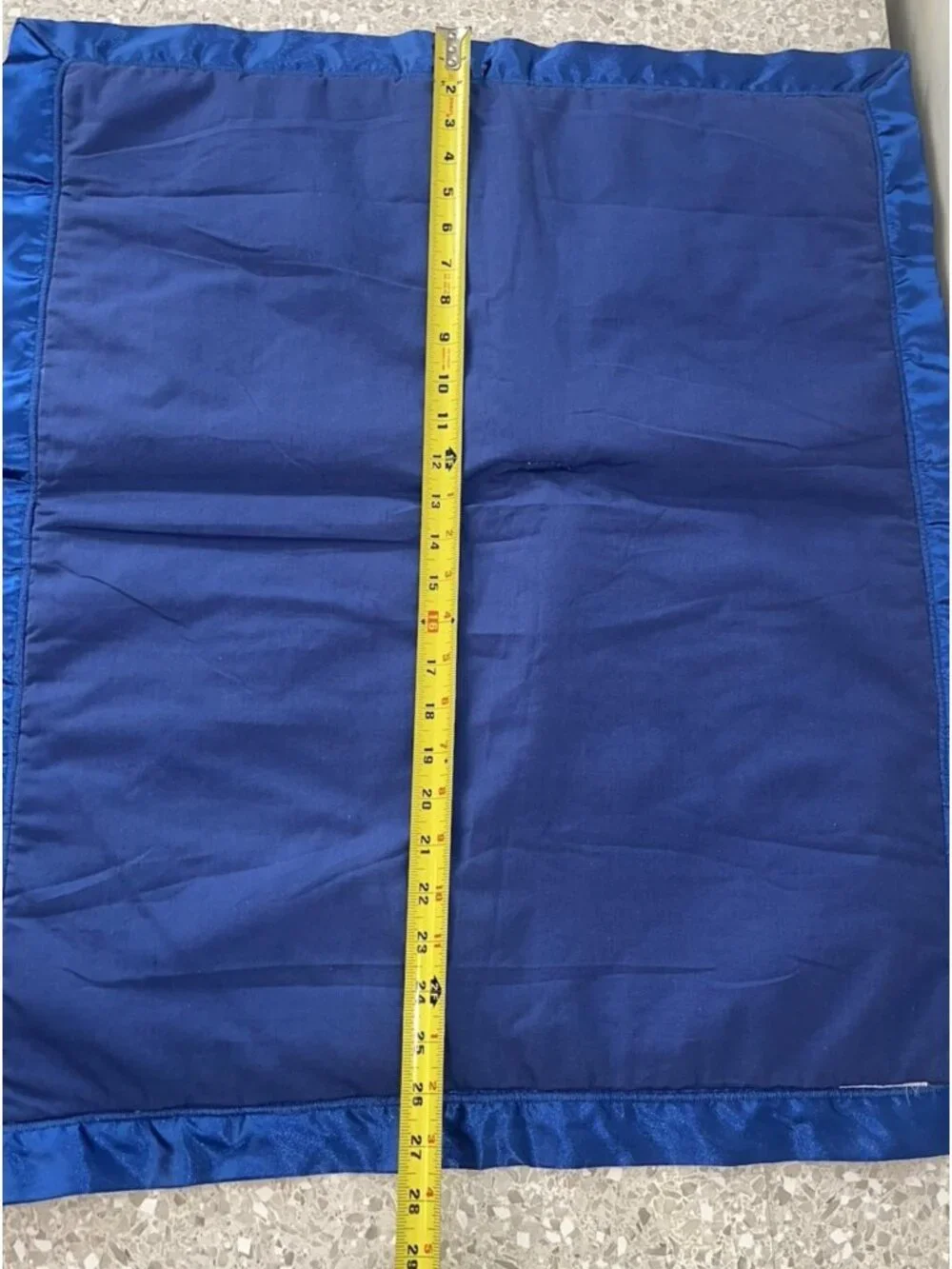 Vintage US Healthcare Baby Comfort Sensory Satin Blanket